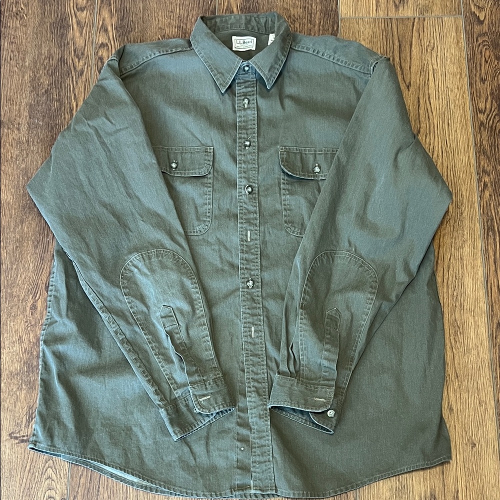 L.L. Bean Dark Green Men's Shirt